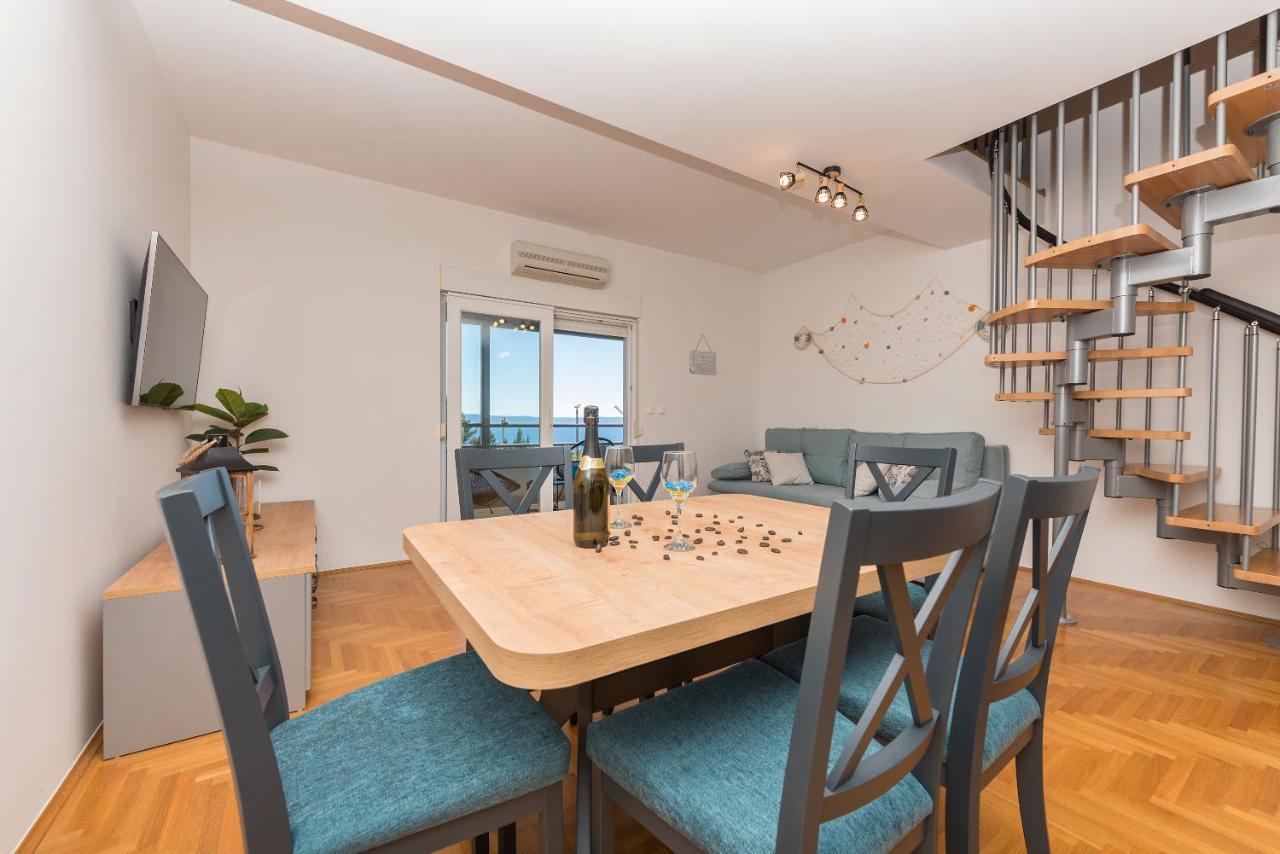 Deluxe 3 Bedroom Apartment With Sea View Baška Voda المظهر الخارجي الصورة