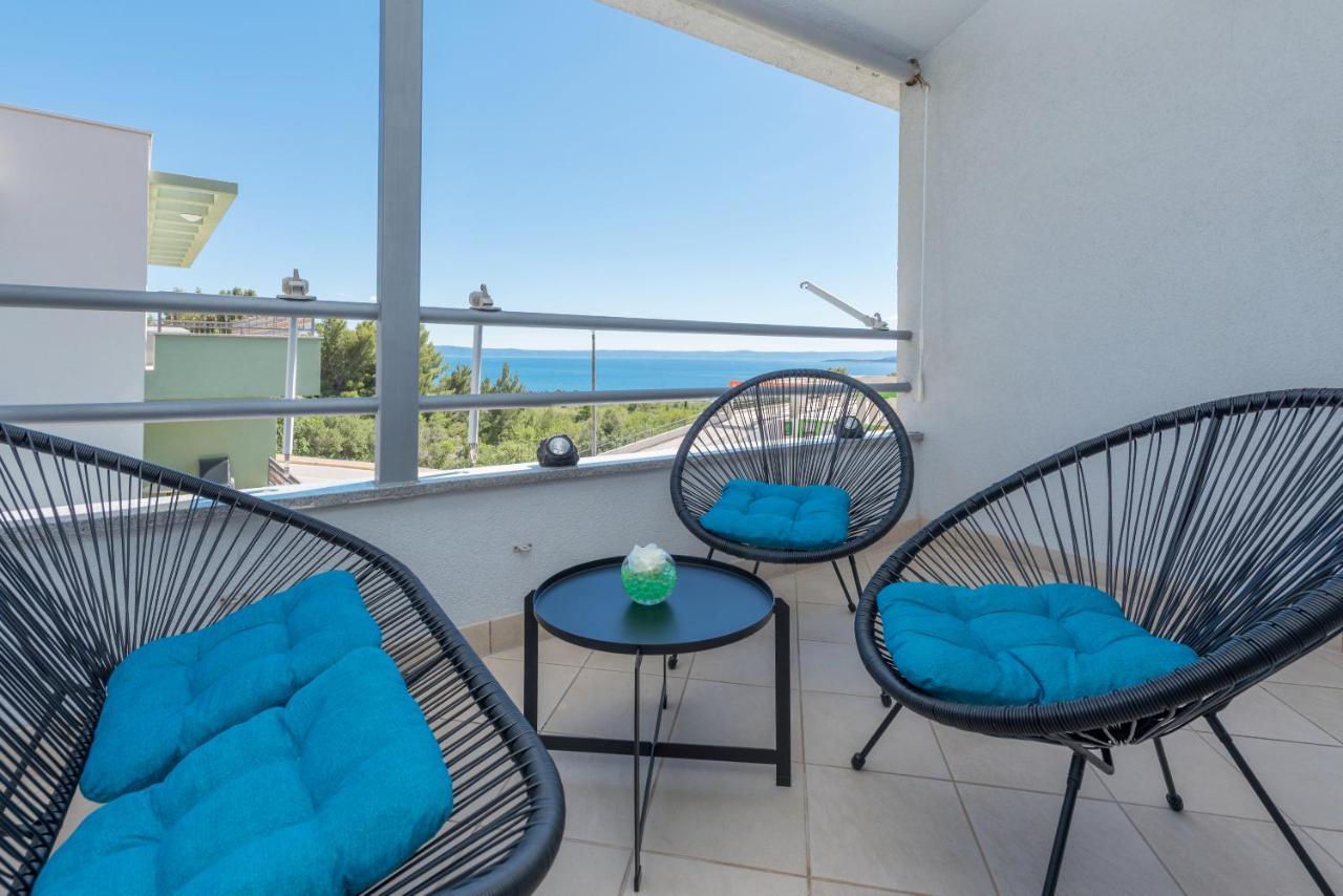 Deluxe 3 Bedroom Apartment With Sea View Baška Voda المظهر الخارجي الصورة