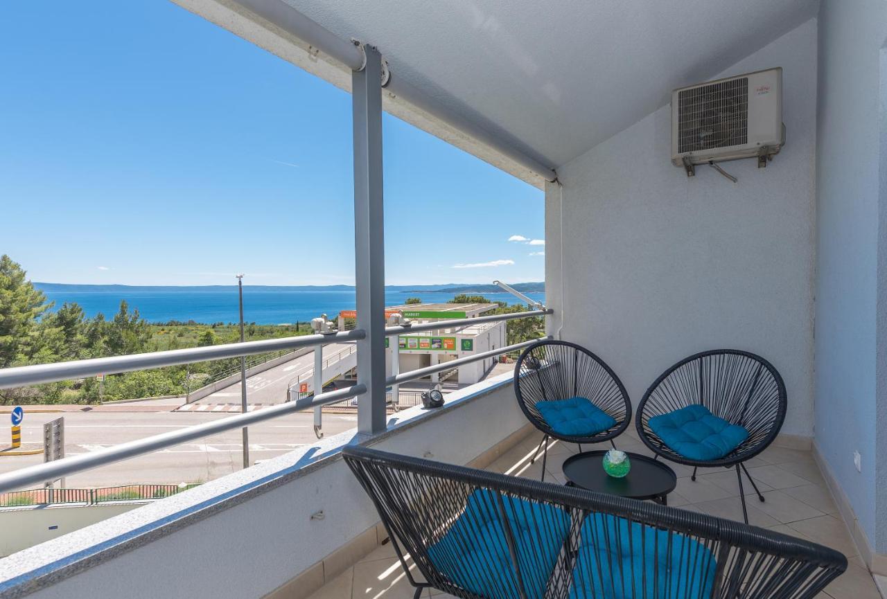 Deluxe 3 Bedroom Apartment With Sea View Baška Voda المظهر الخارجي الصورة